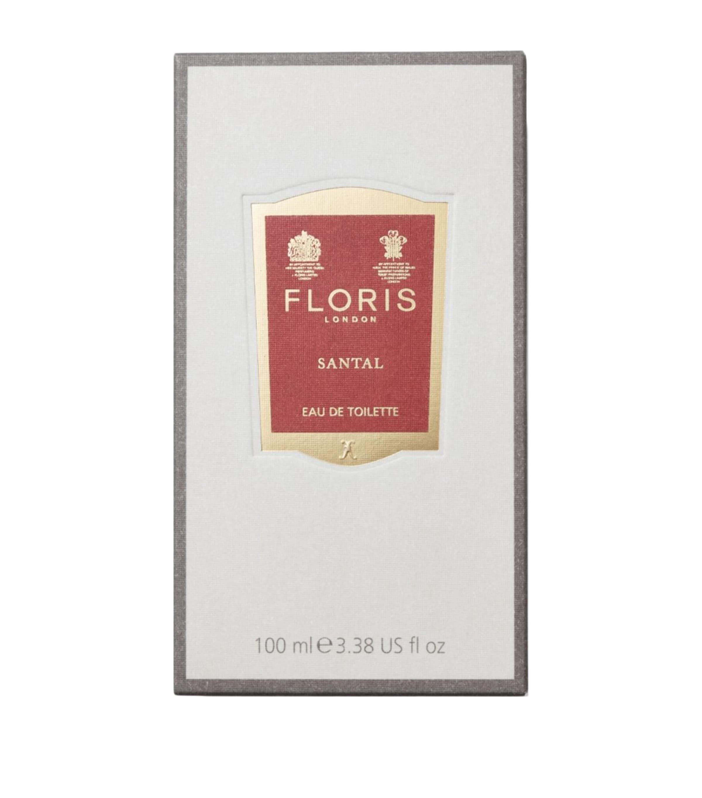 Floris Santal eau de toilette 100ml bottle, imported from the UK
