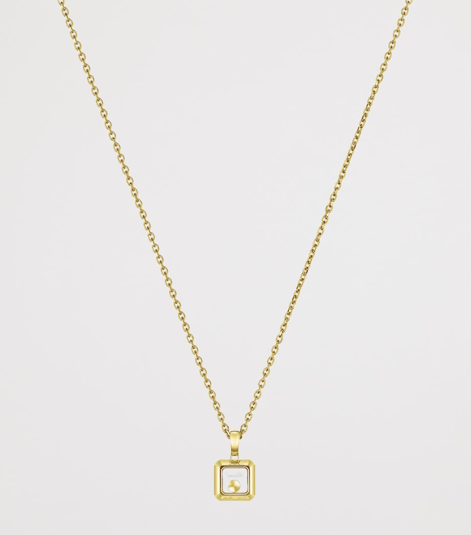 Chopard Happy Diamonds necklace 18kt yellow gold, imported from the UK
