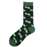 Cozy Noxxiez Soxxiez adult socks black dollar bills, imported from the UK