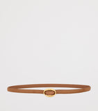 Saint Laurent leather oval buckle belt - British product