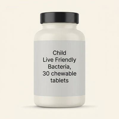 Holland & Barrett Holland & Barrett Children's Live Friendly Bacteria Strawberry Flavour 30 Chewable Tablets- Buy online at McGrocer