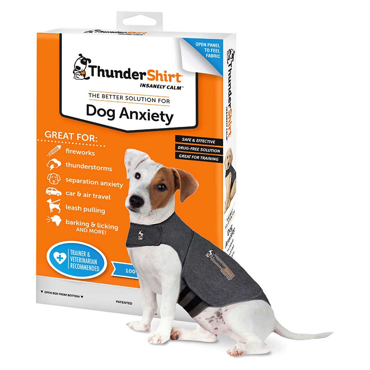 ThunderShirt Grey Calming Jacket for Dogs - Small GOODS Boots   