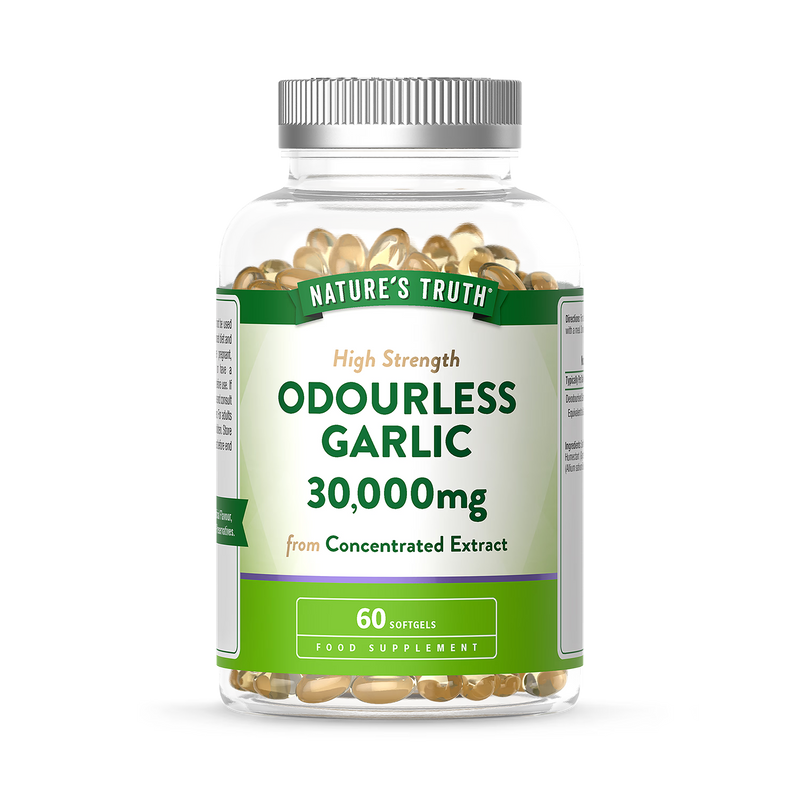 Nature's Truth odourless garlic 30000mg capsules, UK version