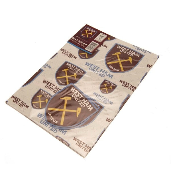 West Ham United FC Crest Gift Wrap Sheets