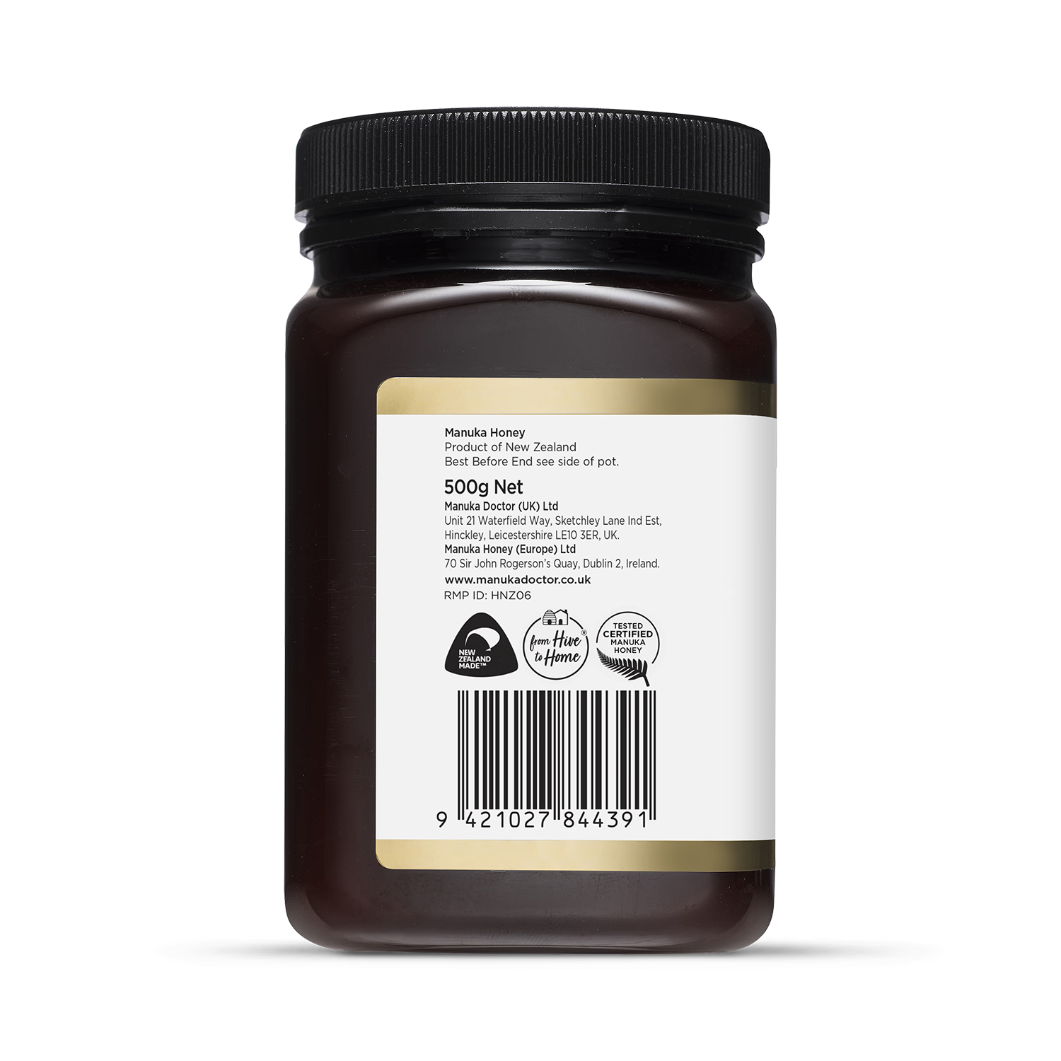 Manuka Doctor Premium Manuka Honey 500g imported from the UK