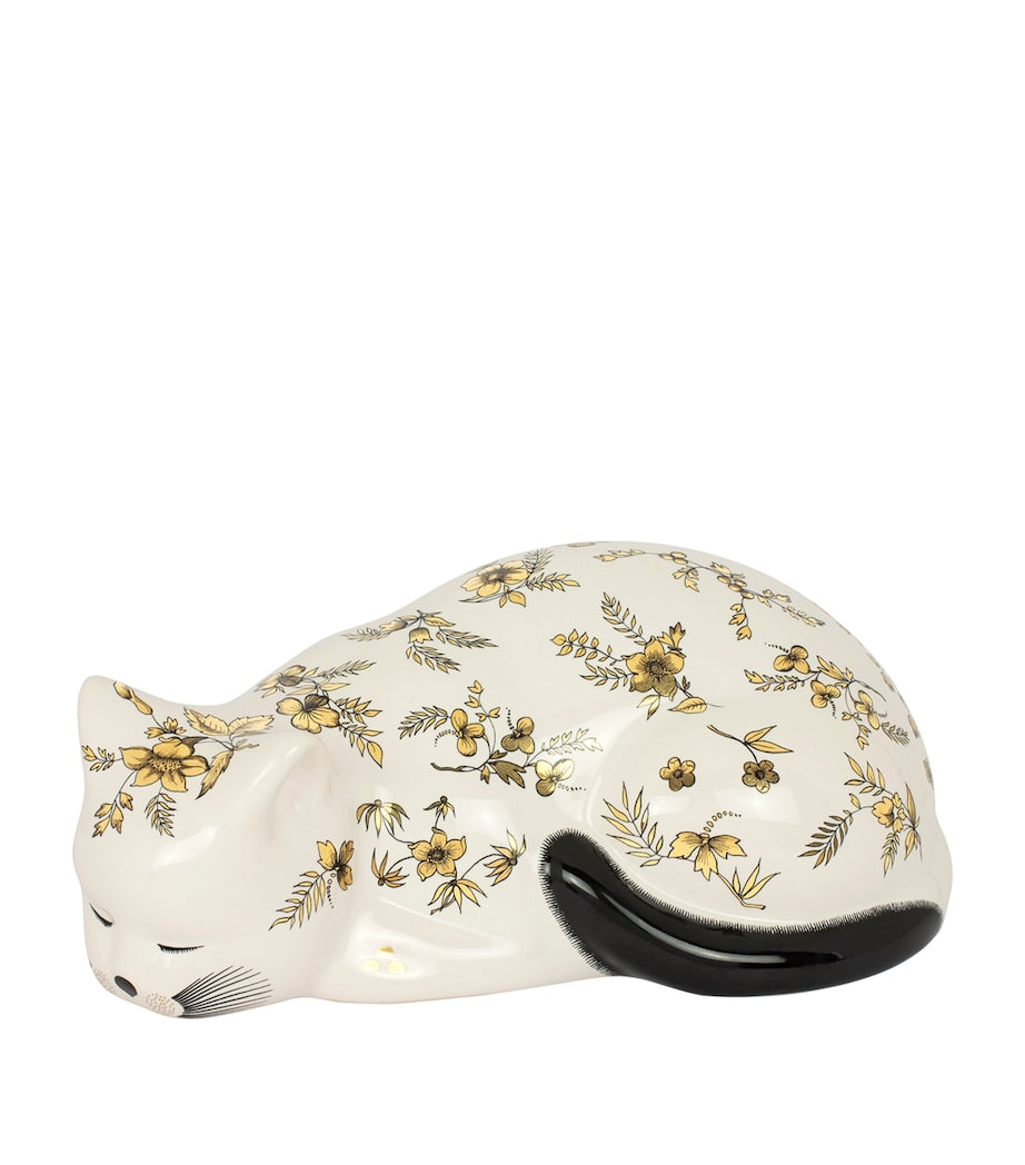 Fornasetti ceramic cat ornament Fiorato, imported from the UK