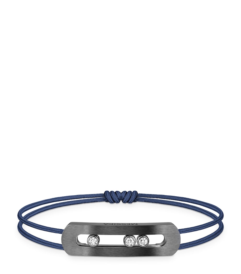Messika Move graphite titanium diamond bracelet 0.23ct, UK version