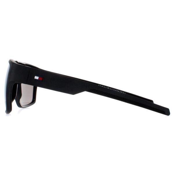 Tommy Hilfiger black mirrored men sunglasses, imported from the UK