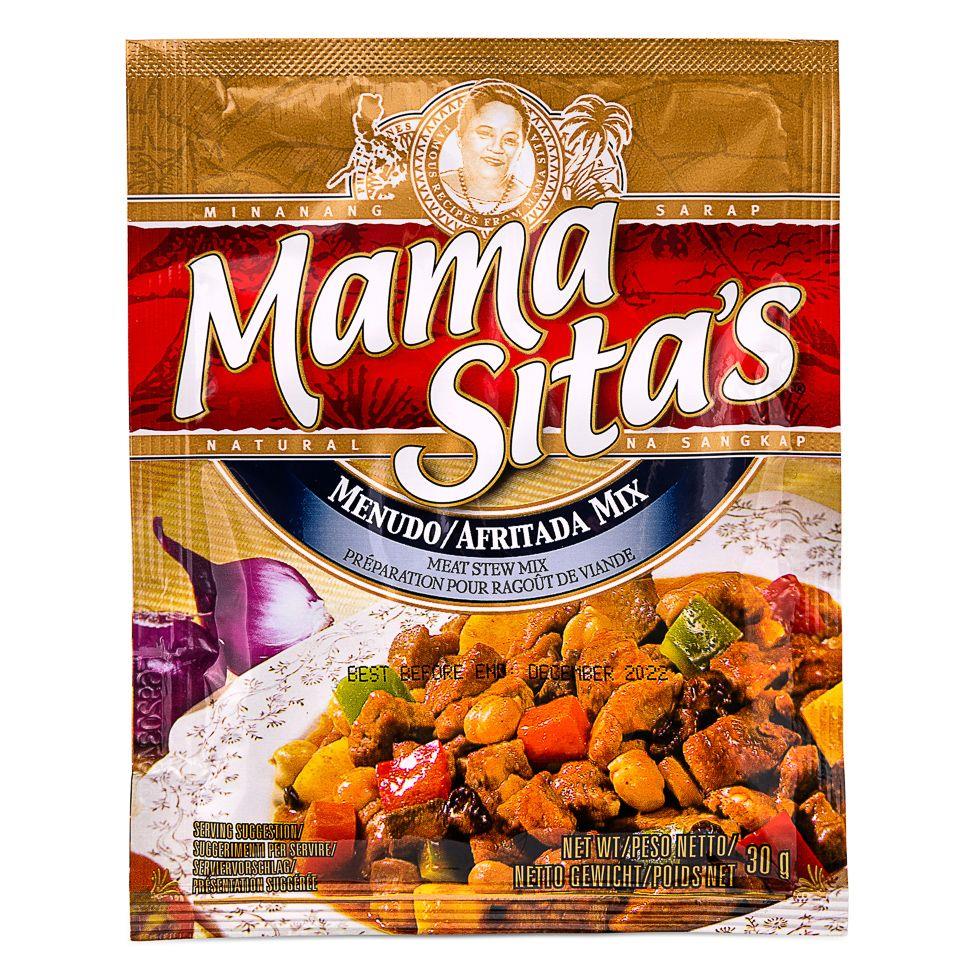 Mama Sita's Menudo Afritada stew mix - British product