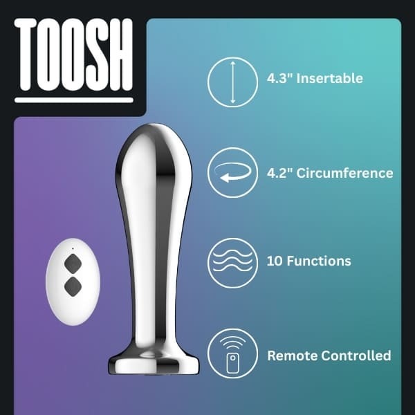 Loving Joy Toosh remote controlled vibrating anal plug, UK version