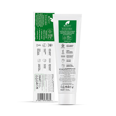 Dr Organic Aloe Vera Zahnpasta Minze 100ml