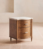 Soho Home Valerie bedside table with marble top - British product