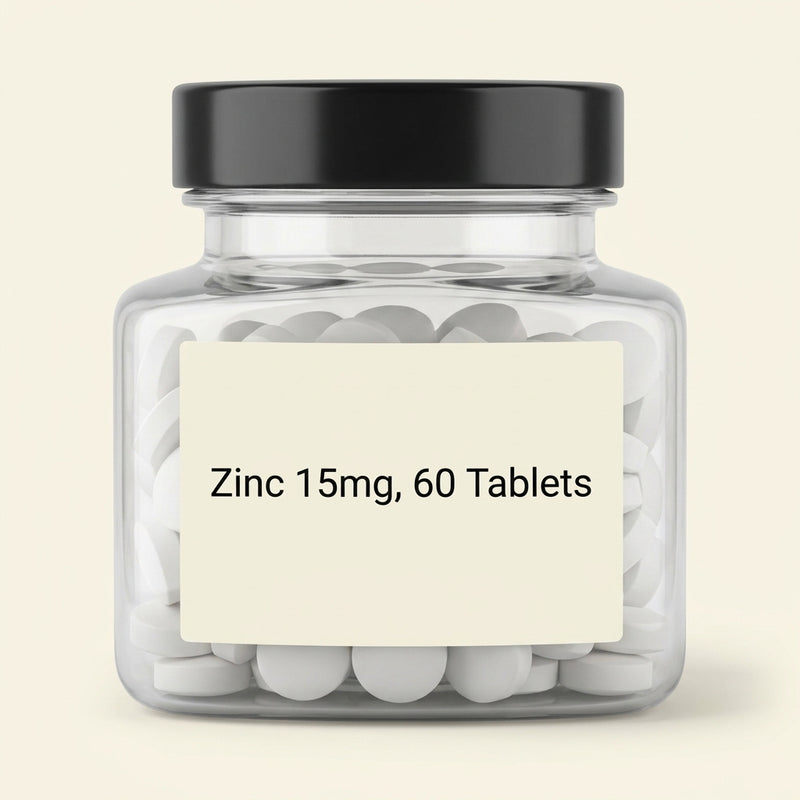 Holland & Barrett zinc supplement 15mg 60 tablets, UK version