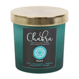 Something Different Mint Heart Chakra scented candle with crystals, imported from the UK