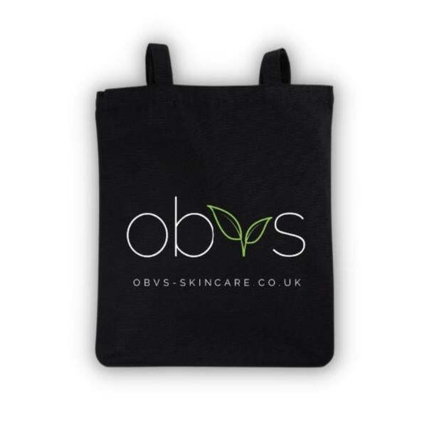 Obvs Skincare 100% Cotton Reusable Tote Bag