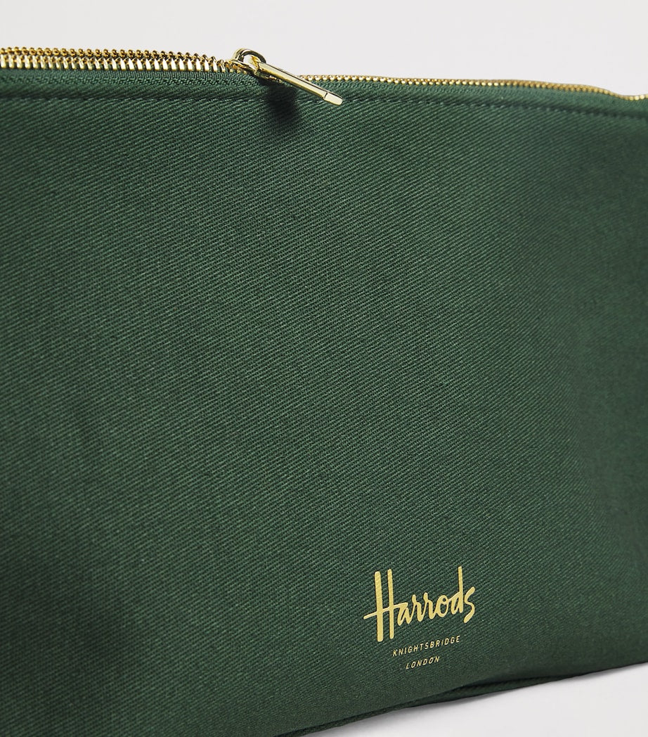 Harrods zipped cosmetic bag - British product
