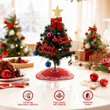Livingandhome tabletop Christmas tree decoration with LED lights 55cm (British brand)