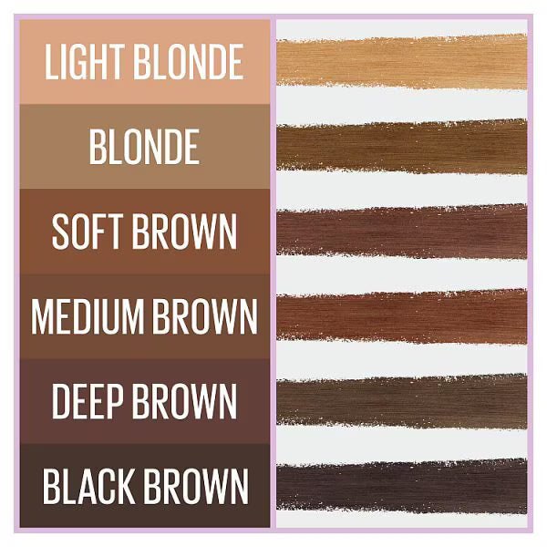 Maybelline eyebrow duo pencil powder black brown, imported from the UK