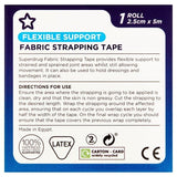 Superdrug Fabric Strapping 2.5cm x 5m GOODS Superdrug   