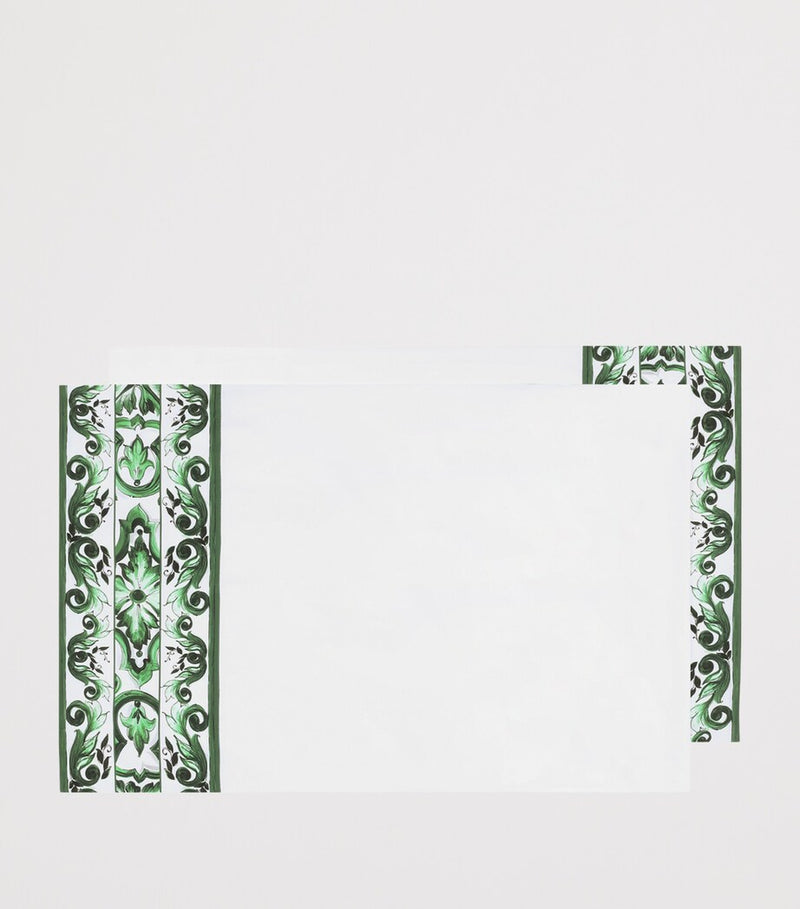 Dolce & Gabbana Majolica print pillowcases 50cm x 80cm - British product