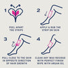 Veet Wax Strips Normal Skin Legs Body 20 Strips (British brand)