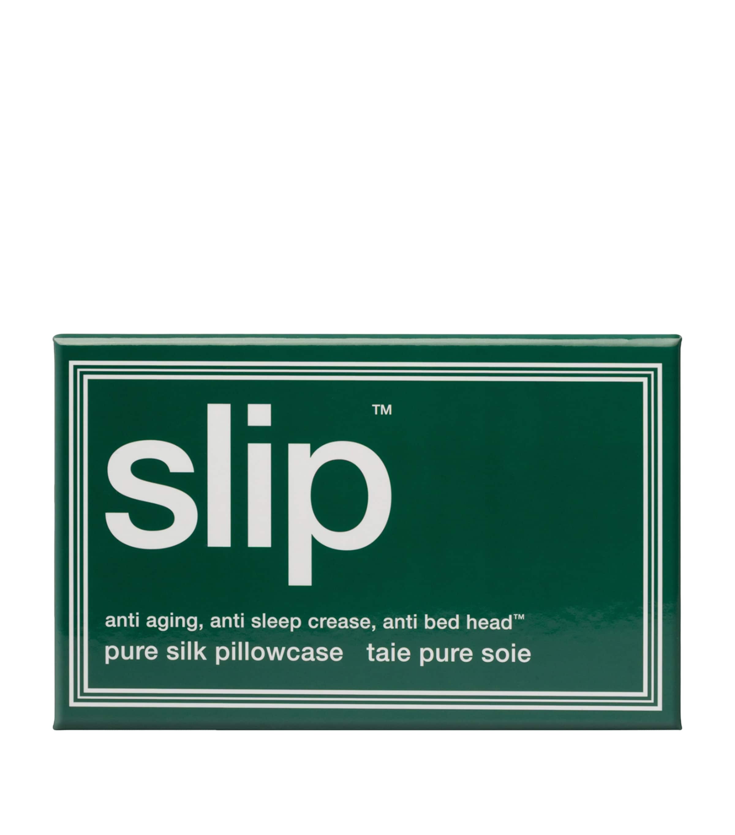 Slip mulberry silk queen pillowcase 51cm x 76cm, imported from the UK