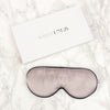 White Lotus Beauty 100% mulberry silk sleep mask, imported from the UK