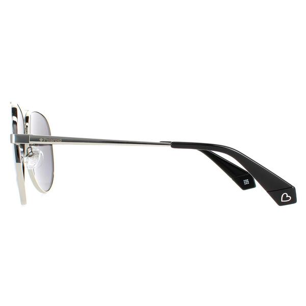 Polaroid aviator sunglasses silver mirror polarized, imported from the UK