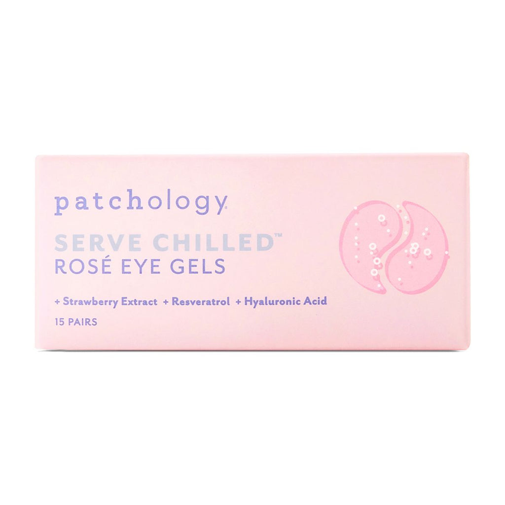 Patchology Serve Chilled Rose Eye Gels 15 Pair Jar