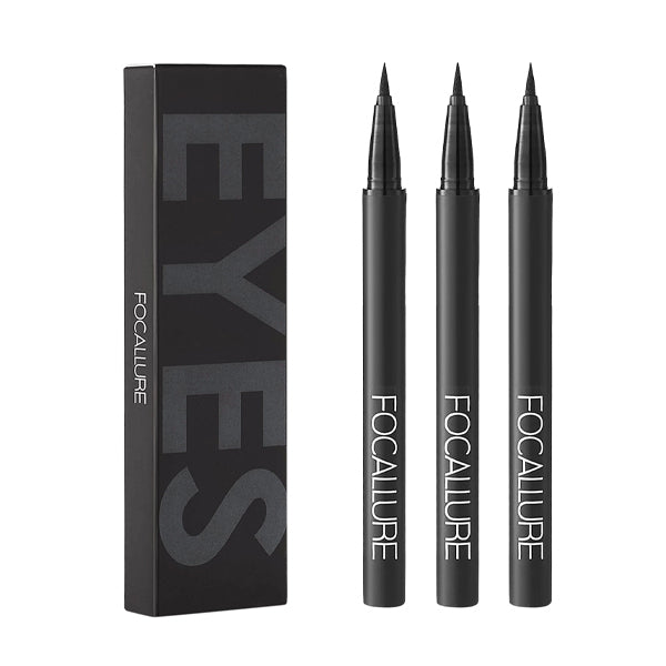 Livingandhome liquid eyeliner pens black set - British product