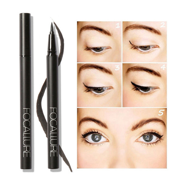 Livingandhome liquid eyeliner pens black set - British product