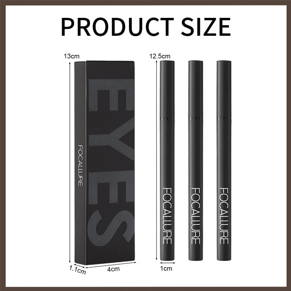 Livingandhome liquid eyeliner pens black set - British product