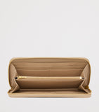Saint Laurent matelassé zip-up wallet lambskin (British brand)