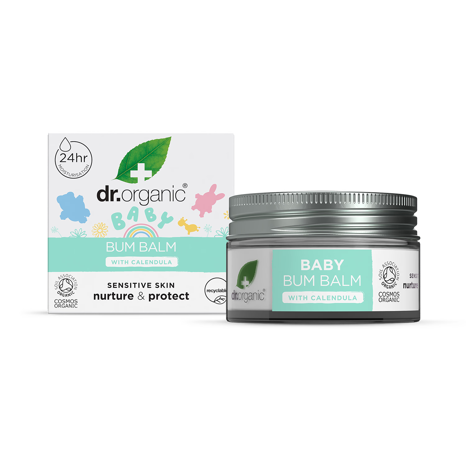Dr Organic baby bum balm 35g (British brand)