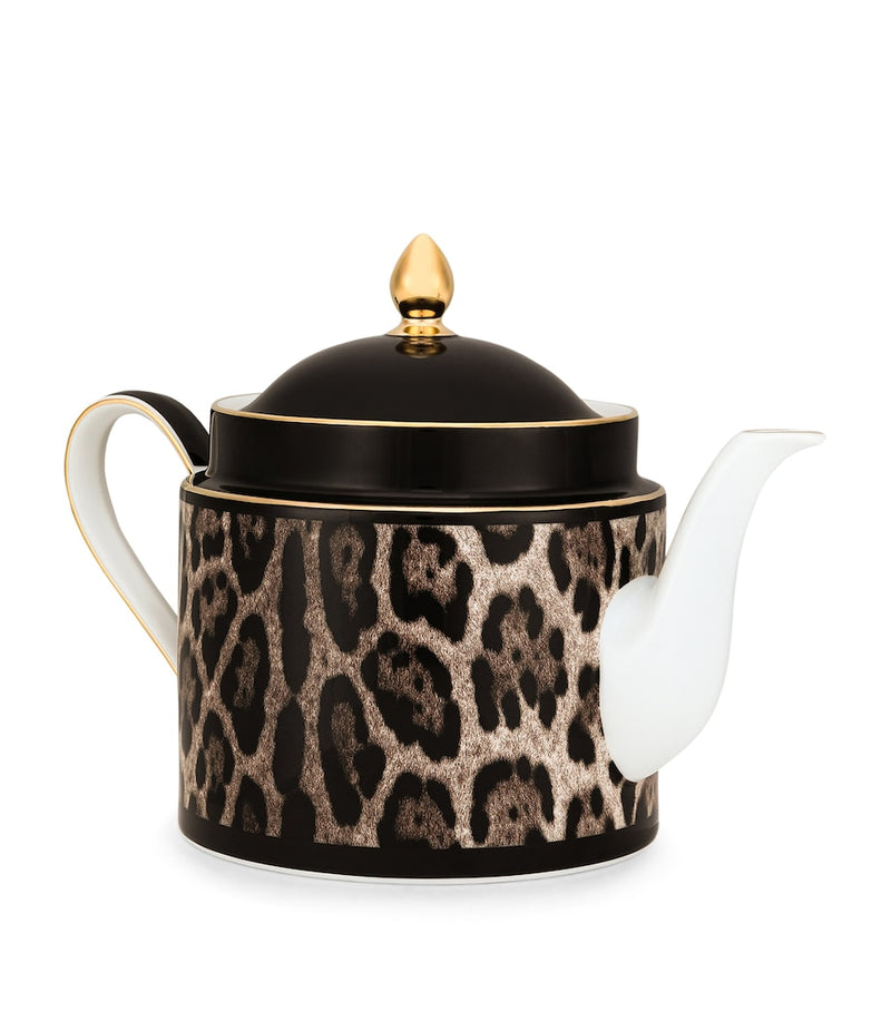 Dolce&Gabbana Leopardo porcelain teapot, UK version