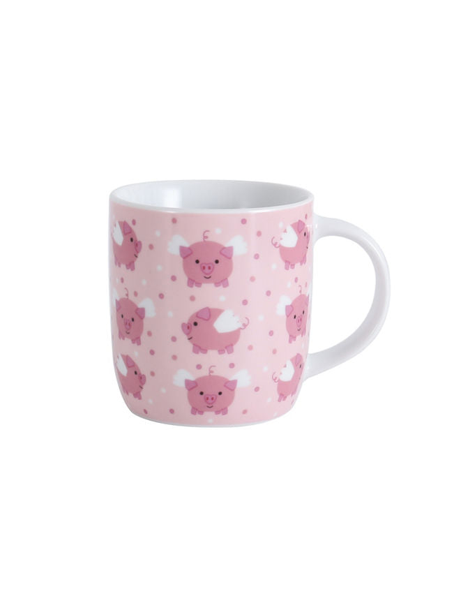 George Home Flying Pig Single Mug GOODS ASDA   