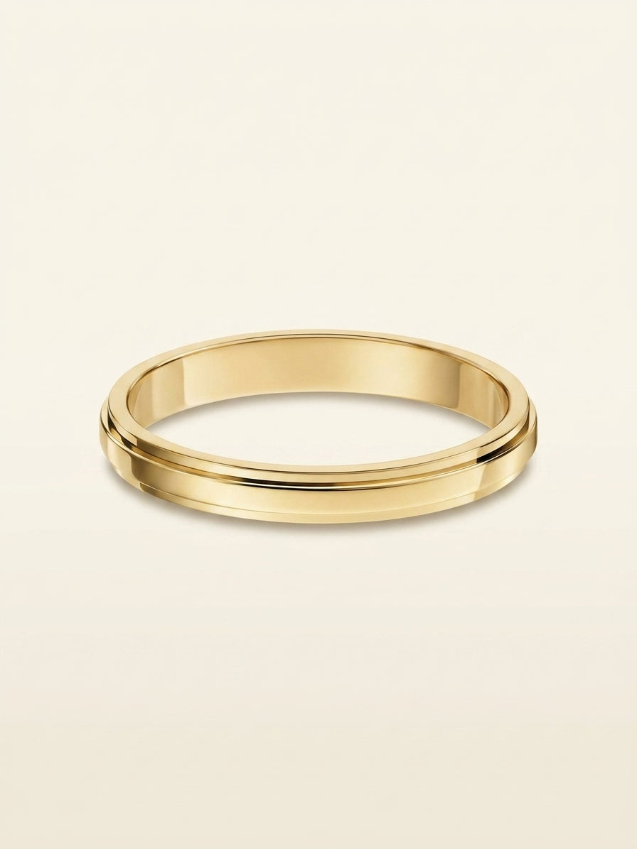 Cartier d'Amour 18ct yellow gold wedding ring 2.5mm, imported from the UK