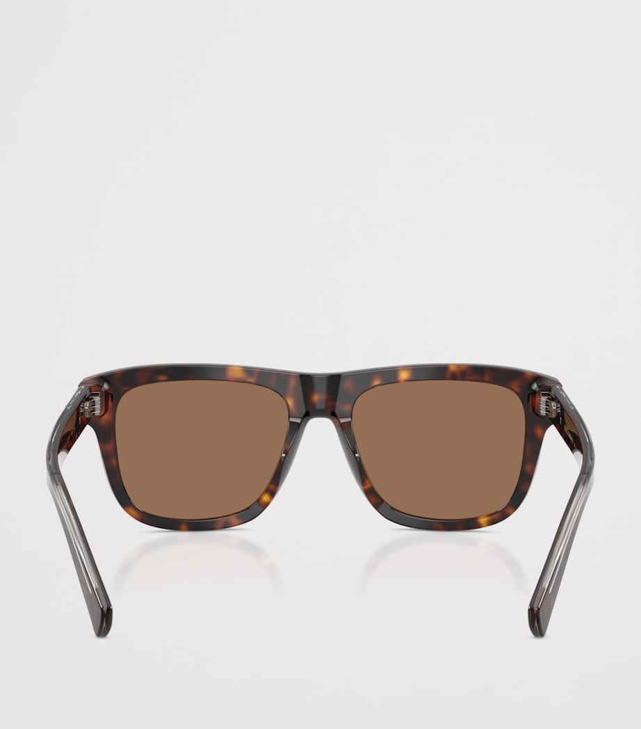 Dolce&Gabbana square acetate sunglasses tortoiseshell, imported from the UK