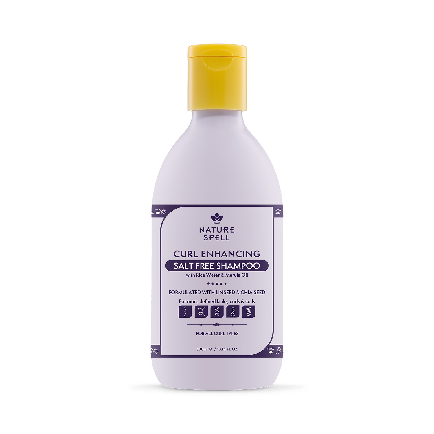 Nature Spell Curl Enhancing Haircare Collection, imported from the UK