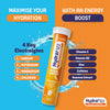 Hydrafizz Hydra + Boost effervescent supplement orange flavour, imported from the UK