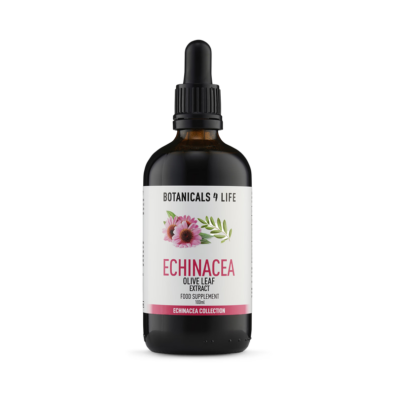 Botanicals 4 Life Echinacea & Olive Leaf 100ml, imported from the UK