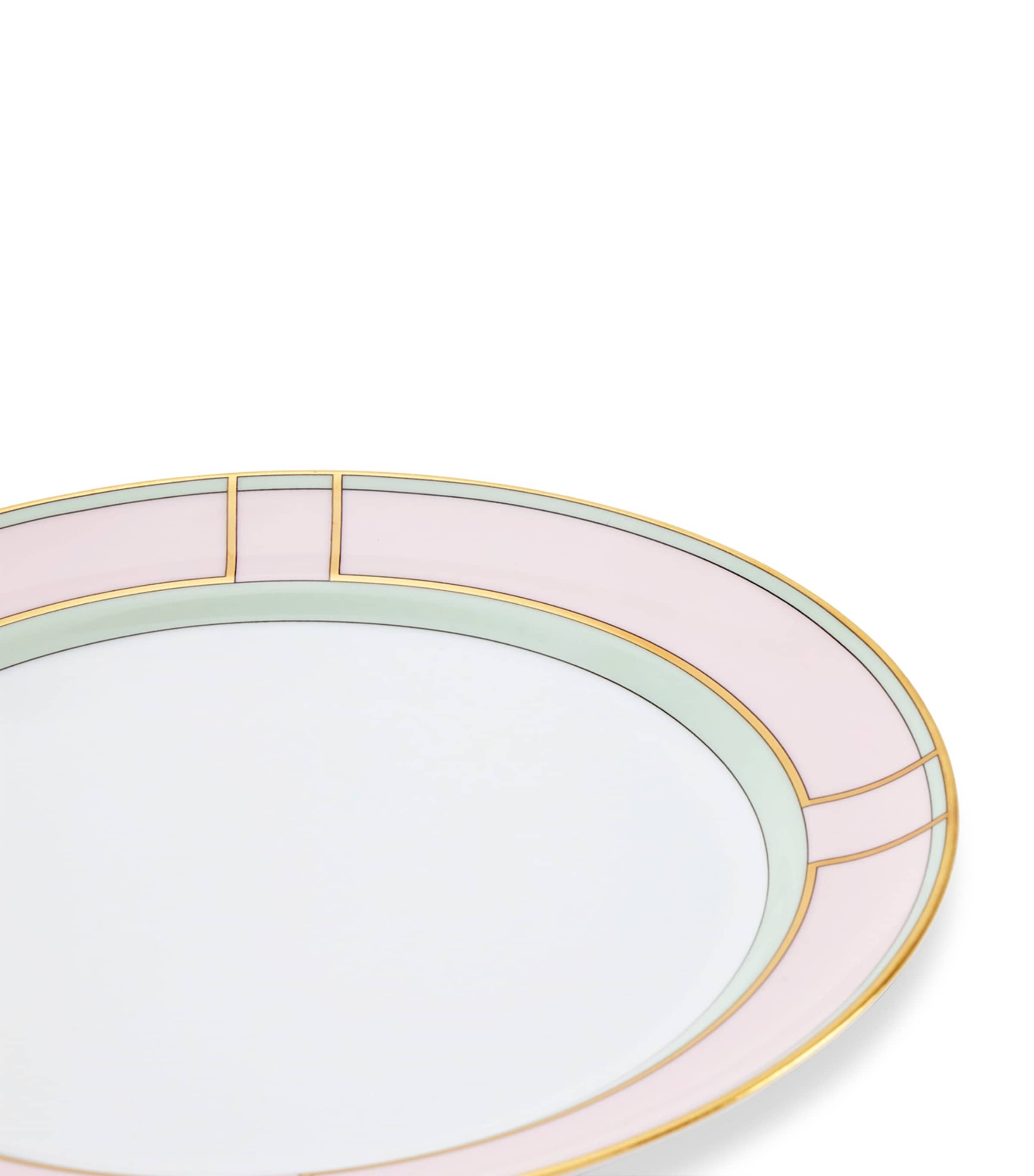 GINORI 1735 porcelain Colonna Diva Rosa side plate 24cm, UK version