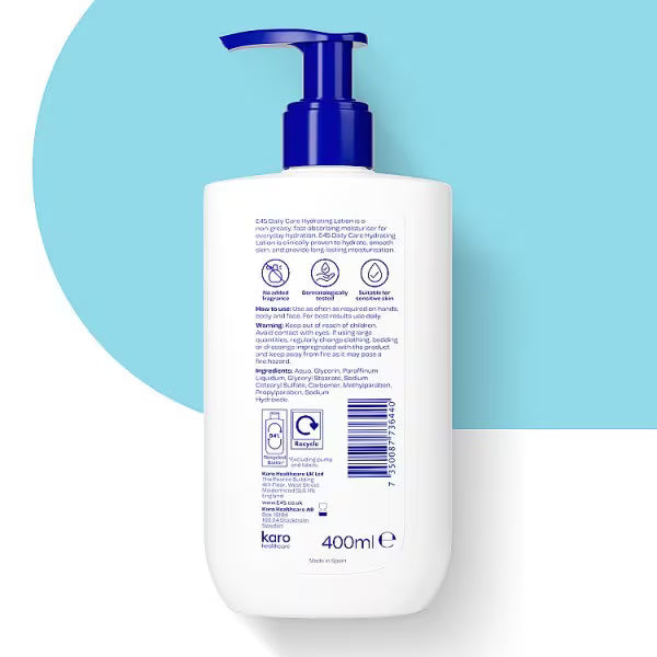 E45 Daily Lotion body lotion 400ml - British product