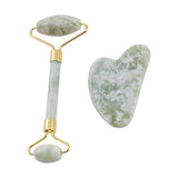Livingandhome jade face roller and gua sha set, imported from the UK