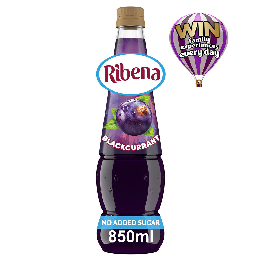 Ribena Blackcurrant Squash No Added Sugar 850ml