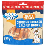 Good Boy Meaty Treaty Chicken Calcium Bones Dog Treats Dog Food & Accessories ASDA   