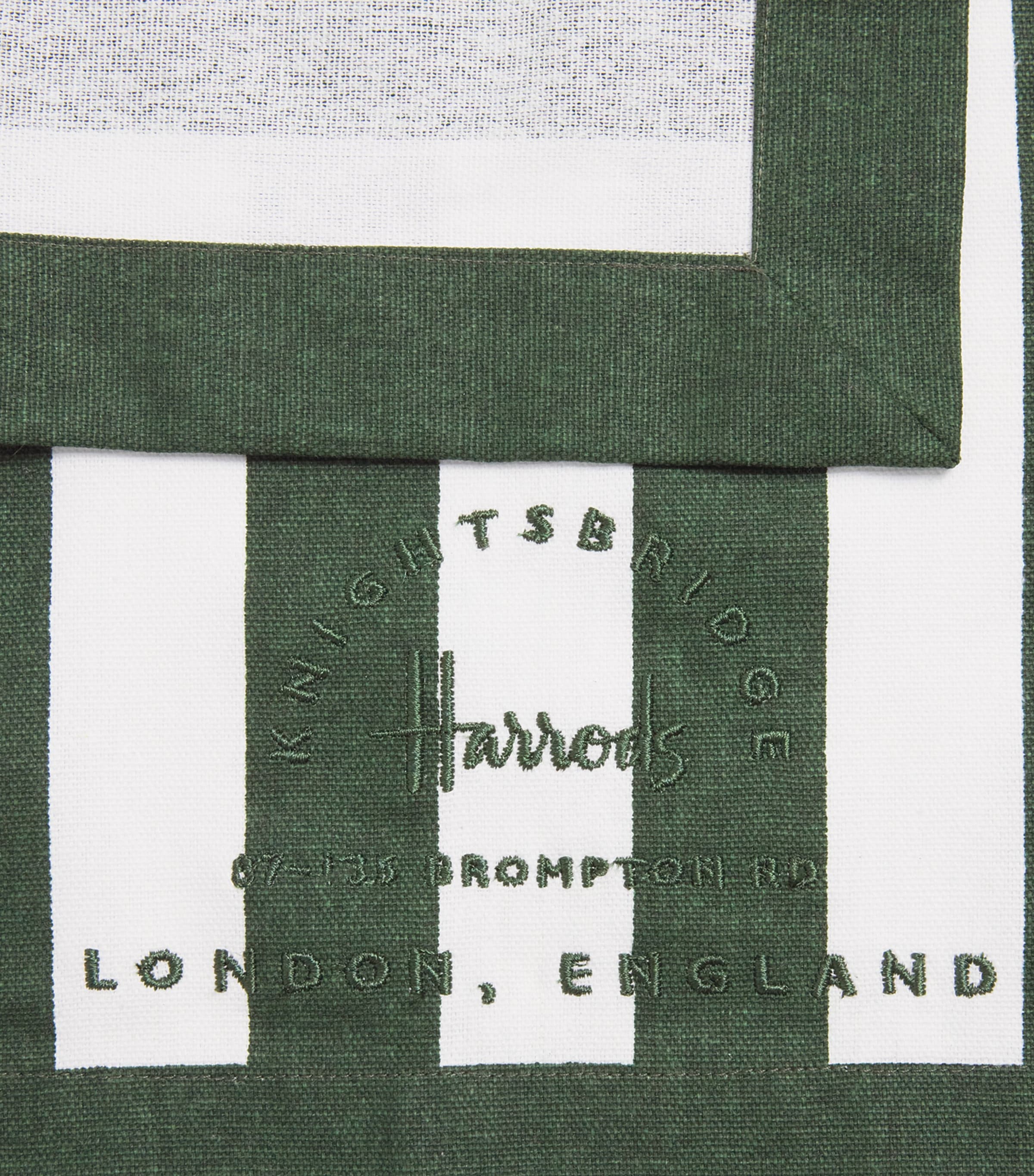 Harrods cotton stripe napkins set of 4, UK version