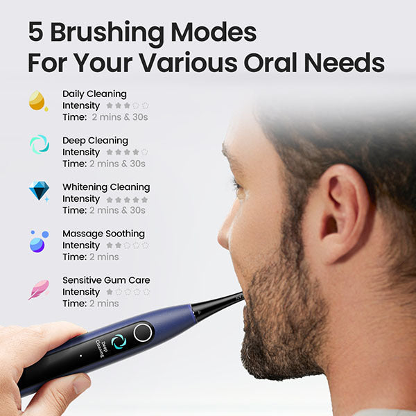 Oclean X Lite smart sonic electric toothbrush set grey, UK version