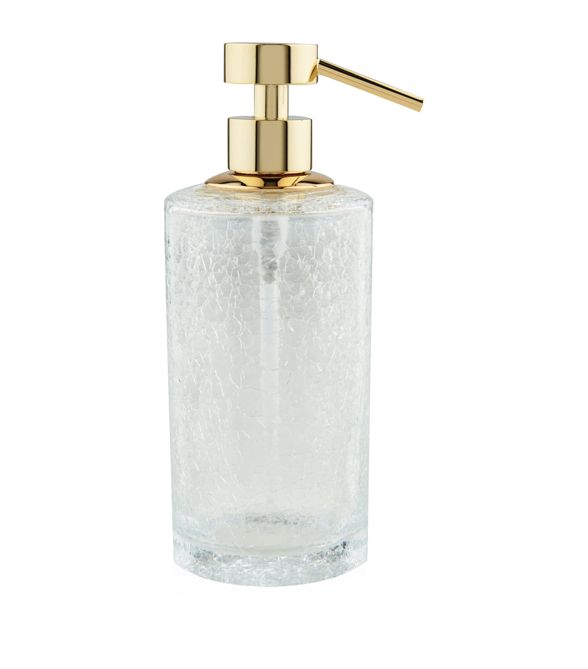 ZODIAC cracked crystal soap dispenser (British brand)