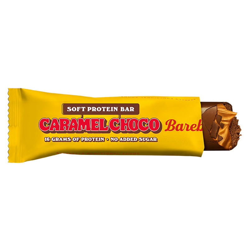Barebells soft protein bar caramel choco 55g - British product